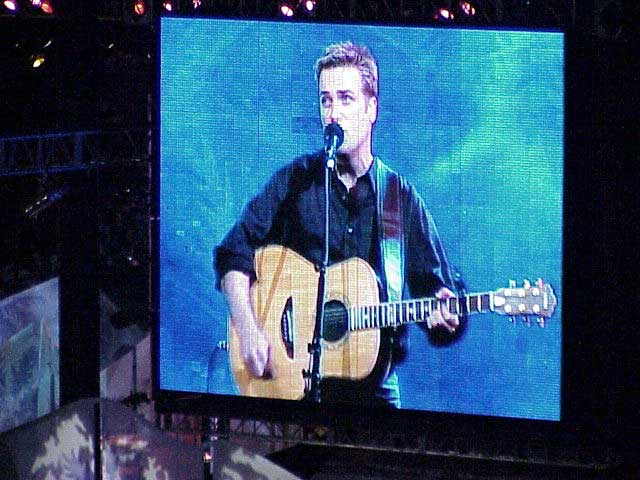 Michael W Smith at the Billy Graham Crusade 2000 Photo
